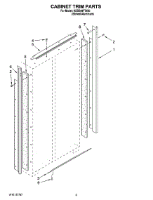 02 - Cabinet Trim Parts parts for Kitchenaid Refrigerator KSSS48FTX00 from AppliancePartsPros.com