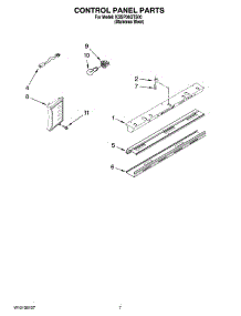 05 - Control Panel Parts parts for Kitchenaid Refrigerator KSSP36QTS00 from AppliancePartsPros.com