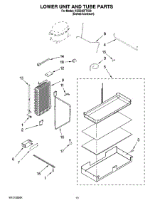 12 - Lower Unit And Tube Parts parts for Kitchenaid Refrigerator KSSS42FTX00 from AppliancePartsPros.com
