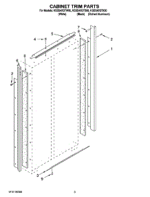 02 - Cabinet Trim Parts parts for Kitchenaid Refrigerator KSSS42QTB00 from AppliancePartsPros.com