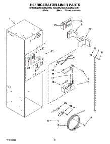 04 - Refrigerator Liner Parts parts for Kitchenaid Refrigerator KSSS42QTB00 from AppliancePartsPros.com