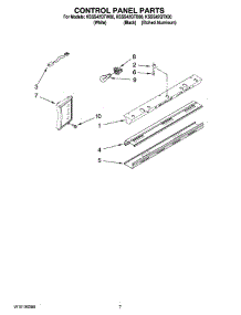 05 - Control Panel Parts parts for Kitchenaid Refrigerator KSSS42QTB00 from AppliancePartsPros.com