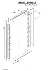 02 - Cabinet Trim Parts parts for Kitchenaid Refrigerator KSSO42QTX00 from AppliancePartsPros.com