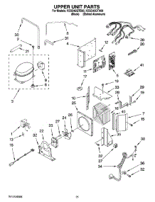 13 - Upper Unit Parts parts for Kitchenaid Refrigerator KSSO42QTX00 from AppliancePartsPros.com