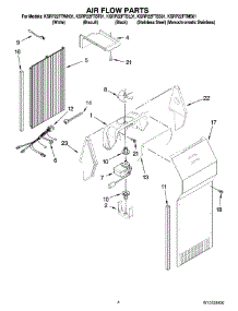 03 - Air Flow Parts parts for Kitchenaid Refrigerator KSRP22FTMS01 from AppliancePartsPros.com