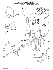 13 - Upper Unit Parts parts for Kitchenaid Refrigerator KSSS48QTB00 from AppliancePartsPros.com