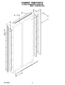 02 - Cabinet Trim Parts parts for Kitchenaid Refrigerator KSSO36QTX00 from AppliancePartsPros.com