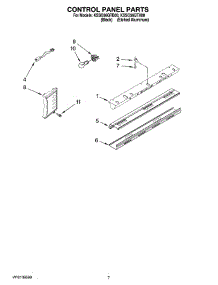 05 - Control Panel Parts parts for Kitchenaid Refrigerator KSSO36QTX00 from AppliancePartsPros.com