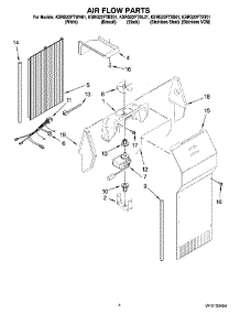 03 - Air Flow Parts parts for Kitchenaid Refrigerator KSRG22FTBT01 from AppliancePartsPros.com