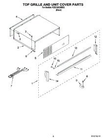 06 - Top Grille And Unit Cover Parts parts for Kitchenaid Refrigerator KSSO36QMB03 from AppliancePartsPros.com