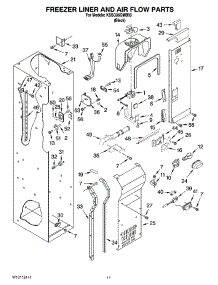 08 - Freezer Liner And Air Flow Parts parts for Kitchenaid Refrigerator KSSO36QMB03 from AppliancePartsPros.com