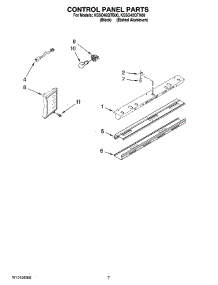 05 - Control Panel Parts parts for Kitchenaid Refrigerator KSSO42QTB00 from AppliancePartsPros.com