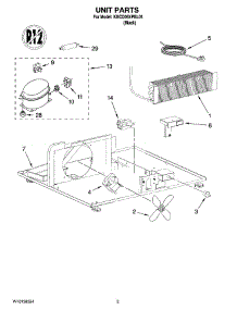 03 - Unit Parts parts for Kitchenaid Refrigerator KBCO06XPBL01 from AppliancePartsPros.com