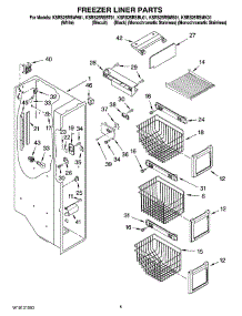 04 - Freezer Liner Parts parts for Kitchenaid Refrigerator KSRS25RSBT01 from AppliancePartsPros.com