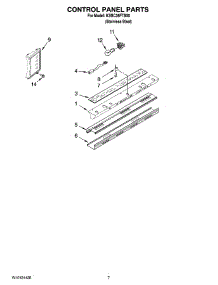 05 - Control Panel Parts parts for Kitchenaid Refrigerator KSSC36FTS00 from AppliancePartsPros.com