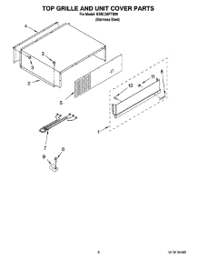 06 - Top Grille And Unit Cover Parts parts for Kitchenaid Refrigerator KSSC36FTS00 from AppliancePartsPros.com