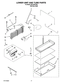 10 - Lower Unit And Tube Parts parts for Kitchenaid Refrigerator KBLC36FTS00 from AppliancePartsPros.com