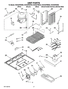 11 - Unit Parts parts for Kitchenaid Refrigerator KSCS23FSWH02 from AppliancePartsPros.com