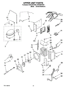 13 - Upper Unit Parts parts for Kitchenaid Refrigerator KSSO48QTB00 from AppliancePartsPros.com