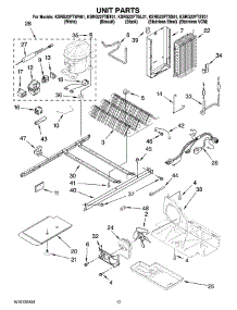 10 - Unit Parts parts for Kitchenaid Refrigerator KSRG22FTST01 from AppliancePartsPros.com