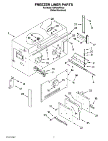05 - Freezer Liner Parts parts for Kitchenaid Refrigerator KBFO42FTX00 from AppliancePartsPros.com