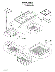 06 - Shelf Parts parts for Kitchenaid Refrigerator KBFO42FTX00 from AppliancePartsPros.com