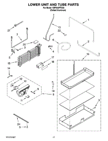 10 - Lower Unit And Tube Parts parts for Kitchenaid Refrigerator KBFO42FTX00 from AppliancePartsPros.com