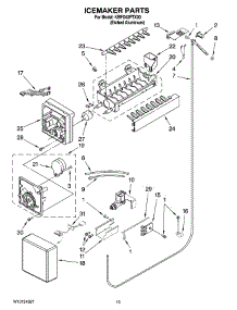 11 - Icemaker Parts parts for Kitchenaid Refrigerator KBFO42FTX00 from AppliancePartsPros.com