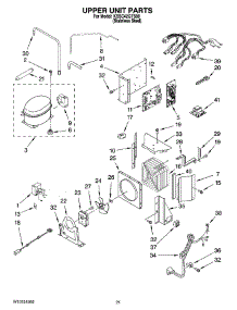 13 - Upper Unit Parts parts for Kitchenaid Refrigerator KSSC42QTS00 from AppliancePartsPros.com