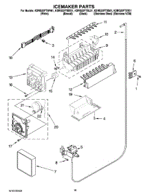 11 - Icemaker Parts parts for Kitchenaid Refrigerator KSRG22FTBL01 from AppliancePartsPros.com