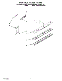 05 - Control Panel Parts parts for Kitchenaid Refrigerator KSSS48QTX00 from AppliancePartsPros.com