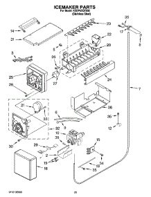 15 - Icemaker Parts parts for Kitchenaid Refrigerator KSSP42QTS00 from AppliancePartsPros.com