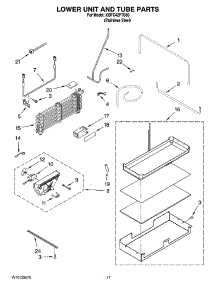 10 - Lower Unit And Tube Parts parts for Kitchenaid Refrigerator KBFC42FTS00 from AppliancePartsPros.com