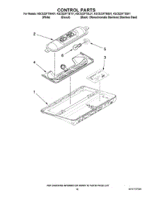 10 - Control Parts parts for Kitchenaid Refrigerator KSCS23FTMS01 from AppliancePartsPros.com