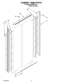 02 - Cabinet Trim Parts parts for Kitchenaid Refrigerator KSSS36FTX00 from AppliancePartsPros.com