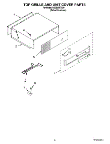 06 - Top Grille And Unit Cover Parts parts for Kitchenaid Refrigerator KSSS36FTX00 from AppliancePartsPros.com