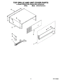 06 - Top Grille And Unit Cover Parts parts for Kitchenaid Refrigerator KSSS42QTW00 from AppliancePartsPros.com