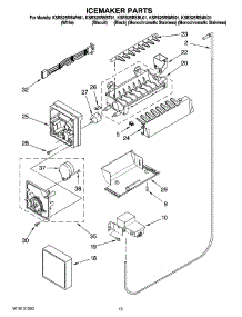 12 - Icemaker Parts, Optional Parts (Not Included) parts for Kitchenaid Refrigerator KSRS25RSMS01 from AppliancePartsPros.com