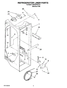 02 - Refrigerator Liner Parts parts for Kitchenaid Refrigerator KSRG25FKST19 from AppliancePartsPros.com