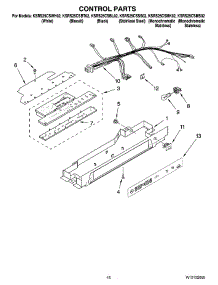 10 - Control Parts parts for Kitchenaid Refrigerator KSRS25CSBL02 from AppliancePartsPros.com