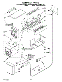 15 - Icemaker Parts parts for Kitchenaid Refrigerator KSSS48QTW00 from AppliancePartsPros.com