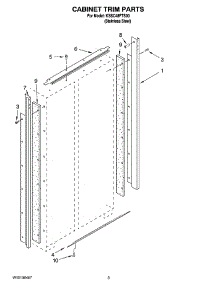 02 - Cabinet Trim Parts parts for Kitchenaid Refrigerator KSSC48FTS00 from AppliancePartsPros.com