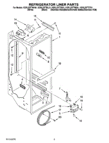 02 - Refrigerator Liner Parts parts for Kitchenaid Refrigerator KSRL25FTSS01 from AppliancePartsPros.com