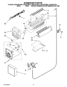 12 - Icemaker Parts, Optional Parts (Not Included) parts for Kitchenaid Refrigerator KSRL25FTSS01 from AppliancePartsPros.com
