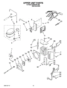 09 - Upper Unit Parts parts for Kitchenaid Refrigerator KBRC36FTS00 from AppliancePartsPros.com