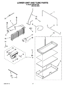 10 - Lower Unit And Tube Parts parts for Kitchenaid Refrigerator KBRC36FTS00 from AppliancePartsPros.com