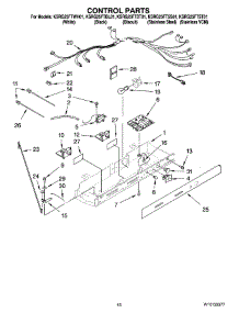 10 - Control Parts parts for Kitchenaid Refrigerator KSRG25FTST01 from AppliancePartsPros.com