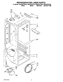 02 - Refrigerator Liner Parts parts for Kitchenaid Refrigerator KSRX25FTSS00 from AppliancePartsPros.com