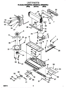Unit parts for Kitchenaid Refrigerator KBRS22KFBL00 from AppliancePartsPros.com