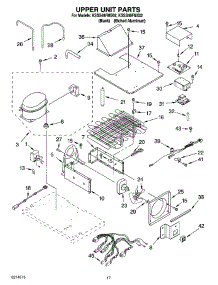 11 - Upper Unit Parts parts for Kitchenaid Refrigerator KSSS48FMB02 from AppliancePartsPros.com